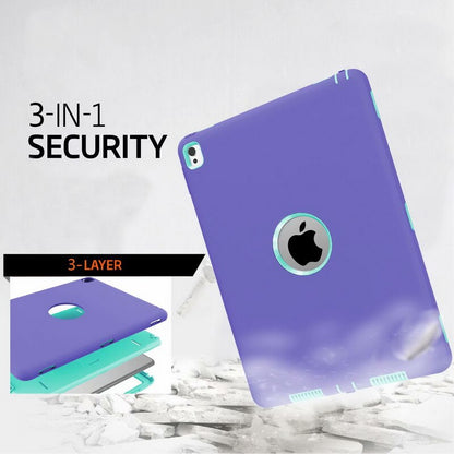 Tablet Case For iPad 5 6 Air 1 2 Tough Hard PC Silicone Rugged Anti Shock Proof Hard Armor Back Covers For ipad Pro 9.7 inch