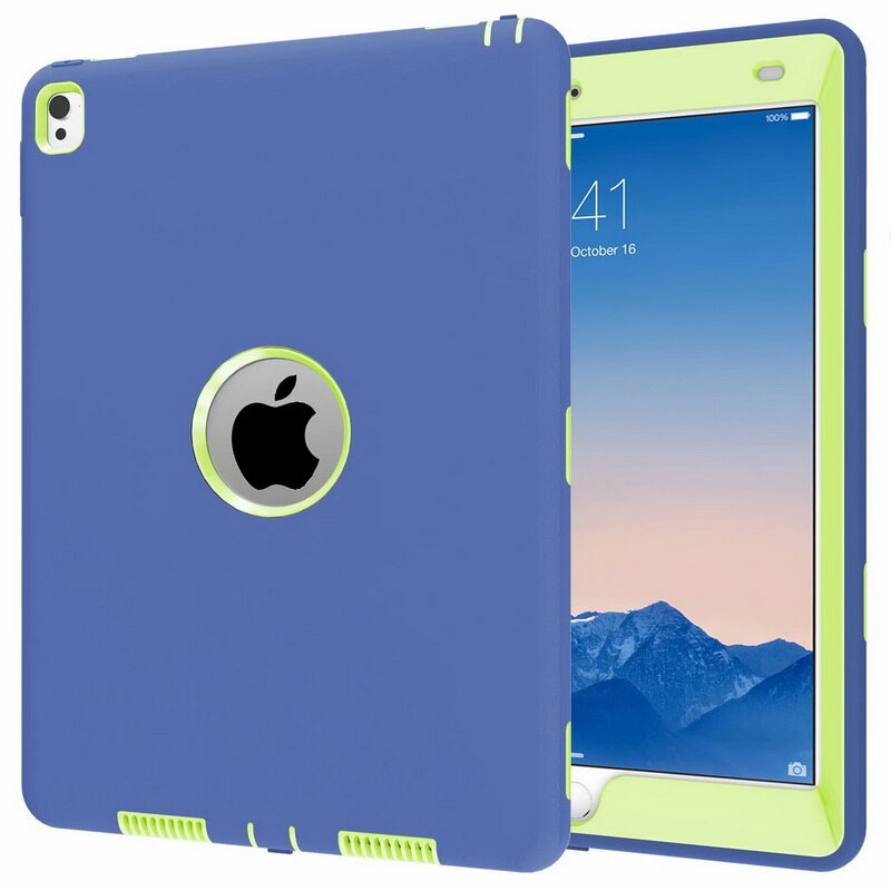 Tablet Case For iPad 5 6 Air 1 2 Tough Hard PC Silicone Rugged Anti Shock Proof Hard Armor Back Covers For ipad Pro 9.7 inch