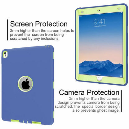 Tablet Case For iPad 5 6 Air 1 2 Tough Hard PC Silicone Rugged Anti Shock Proof Hard Armor Back Covers For ipad Pro 9.7 inch