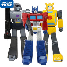 Load image into Gallery viewer, Takara Tomy Metakore Transformers Optimus Prime Megatron Bumblebee Minions Pikachu Diecast Collection Metal Model Toys Gifts
