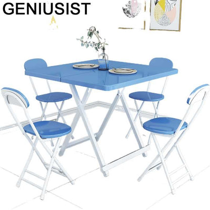 Tavolo Camping Tafel Home Small Apartment Restaurant Folding Desk De Jantar Kitchen Furniture Mesa Plegable Dining Room Table