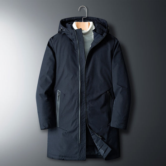 Thick Down & Parka Coat Oversize 6XL 7XL 8XL 2020 Brand Keep Warm Winter Men's Black Padded Jacket