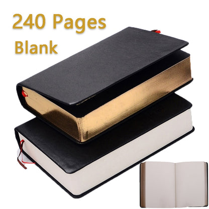 Thick Paper Notebook Notepad Leather Bible Custom Diary Book Journals Agenda Planner School Office Stationery Supplies Cuaderno
