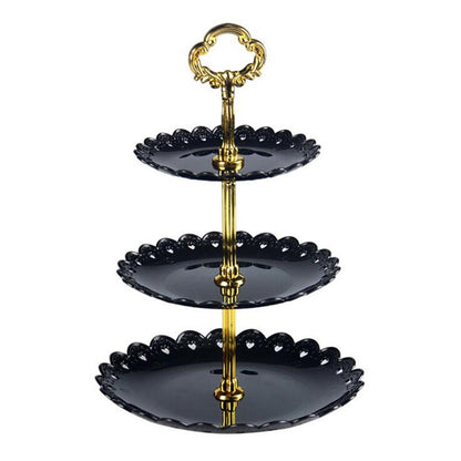 Three-Layer Fruit Plate Cake Stand Kitchen Accessories Home Party Dessert Storage Rack Festival Supplies Cupcake Storage Holder