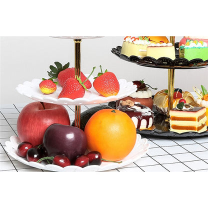 Three-Layer Fruit Plate Cake Stand Kitchen Accessories Home Party Dessert Storage Rack Festival Supplies Cupcake Storage Holder