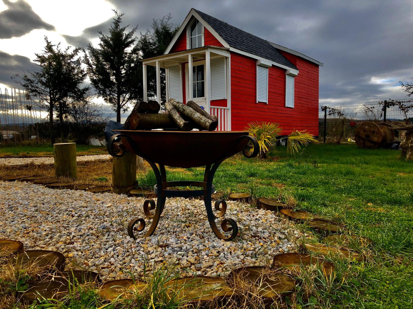 Tinyhouse, Red House 21' Prefab House, Architecture, Römork Ağaç Ev, Trailer House, Mobile Trailer Home