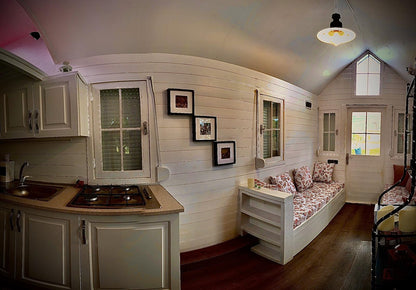 Tinyhouse, Red House 21' Prefab House, Architecture, Römork Ağaç Ev, Trailer House, Mobile Trailer Home