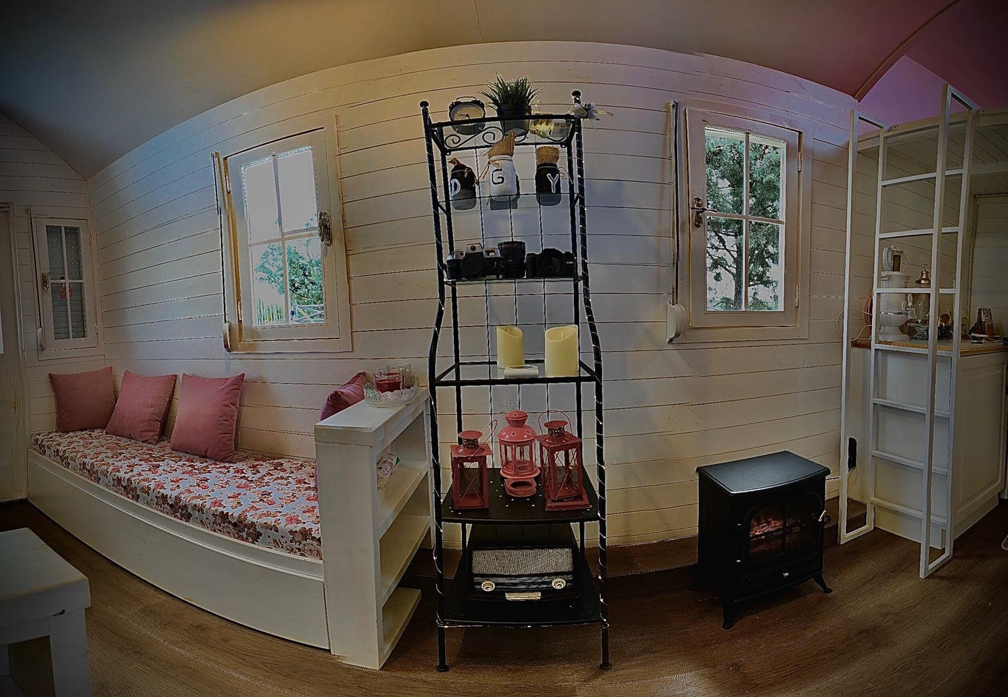 Tinyhouse, Red House 21' Prefab House, Architecture, Römork Ağaç Ev, Trailer House, Mobile Trailer Home