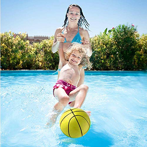 Toddlers/Kids Replacement Rubber Mini Toy Plastic Basketballs 6.29" Basketballs for Kids Adults (4PCS)
