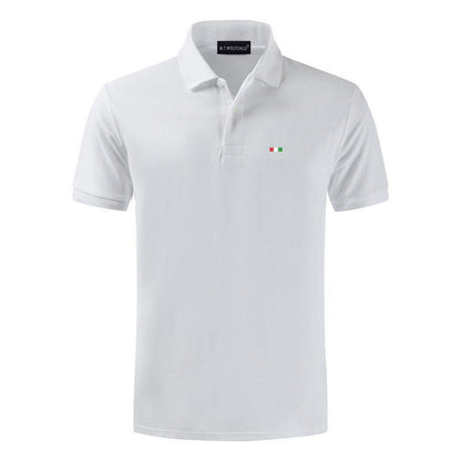 Top Quality 2020 New Solid Color Mens Polos T-shirts 100% Cotton Short Sleeve Casual Polos Hommes Fashion Summer Lapel Male Tops