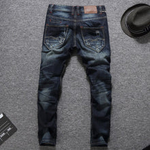 Charger l&#39;image dans la galerie, Top Quality Fashion Men Jeans Big Pocket Designer Cargo Pants Slim Fit Cotton Ripped Jeans Men Balplein Brand Classical Jeans
