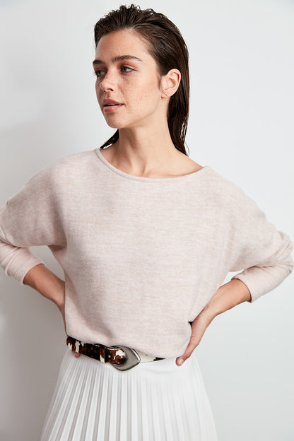 Trendyol Eyelash Basic Knitted Blouse TWOAW20BZ0289