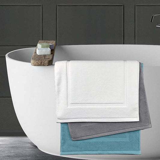 Turkish Luxury Bath Mat Cotton Soft and Thick Oversized Bathroom Towels Entrance Doormat
