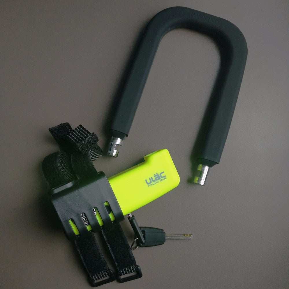 ULAC AX1 Bike Lock Anti Theft Lock Bicycle Motorcycle Gates Fences SafetyLock 2 Keys Lock Holder Bicycle lock Accessories Parts