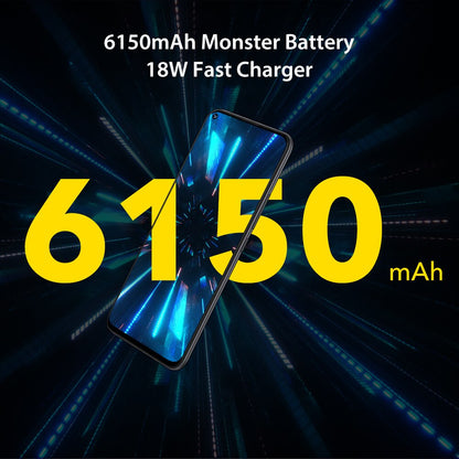 UMIDIGI Power 3 Android 10 48MP Quad AI Camera 6150mAh 6.53" FHD+ 4GB 64GB Helio P60 Global Version Smartphone NFC In Stock