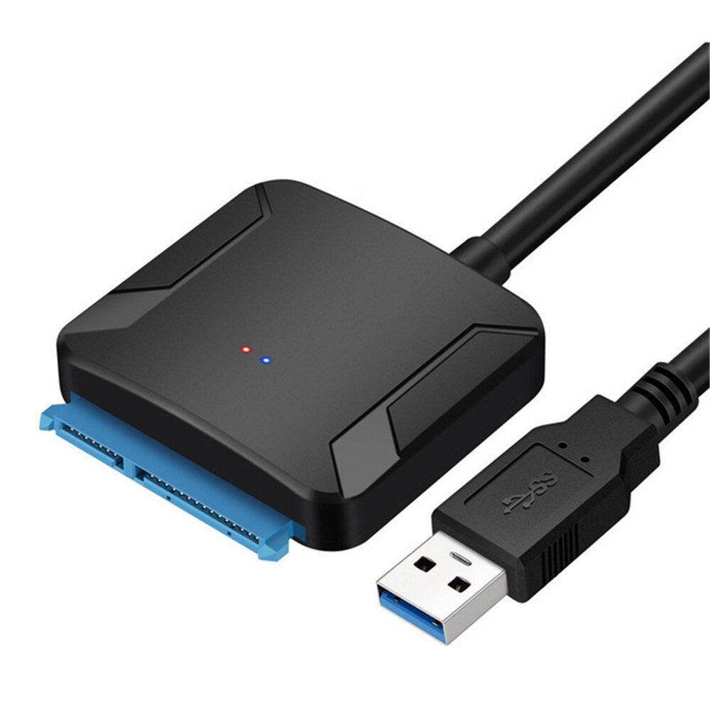 USB3.0 Adapter Cable Converter 22 pin USB 3.0 to SATA Cable with EU US UK adapter For 2.5 inch 3.5 inch HDD SSD Hard Disk