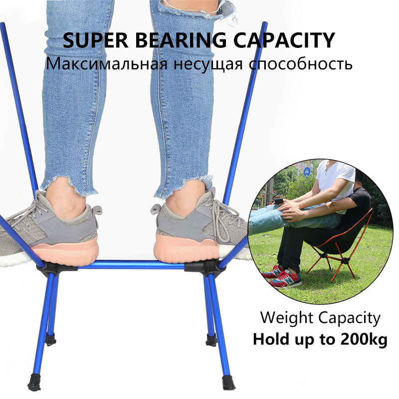 Ultralight Folding Camping Chair Fishing BBQ Hiking Chair Fishing Picnic Chair Outdoor Tools Travel Foldable Beach Seat Chair