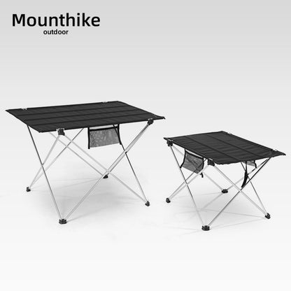 Ultralight outdoor Folding Camping table Aluminium Alloy hiking picnic Lightweight Travel bbq fishing portable Roll table