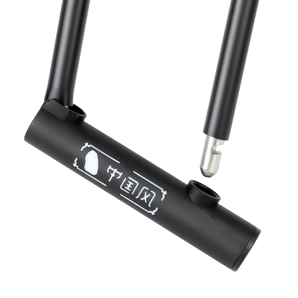 Universal Anti-Theft Bike Bicycle Lock MTB Road Bike Wheel Lock 2 Keys Portable Electric Vehicle U-shape Bike Lock