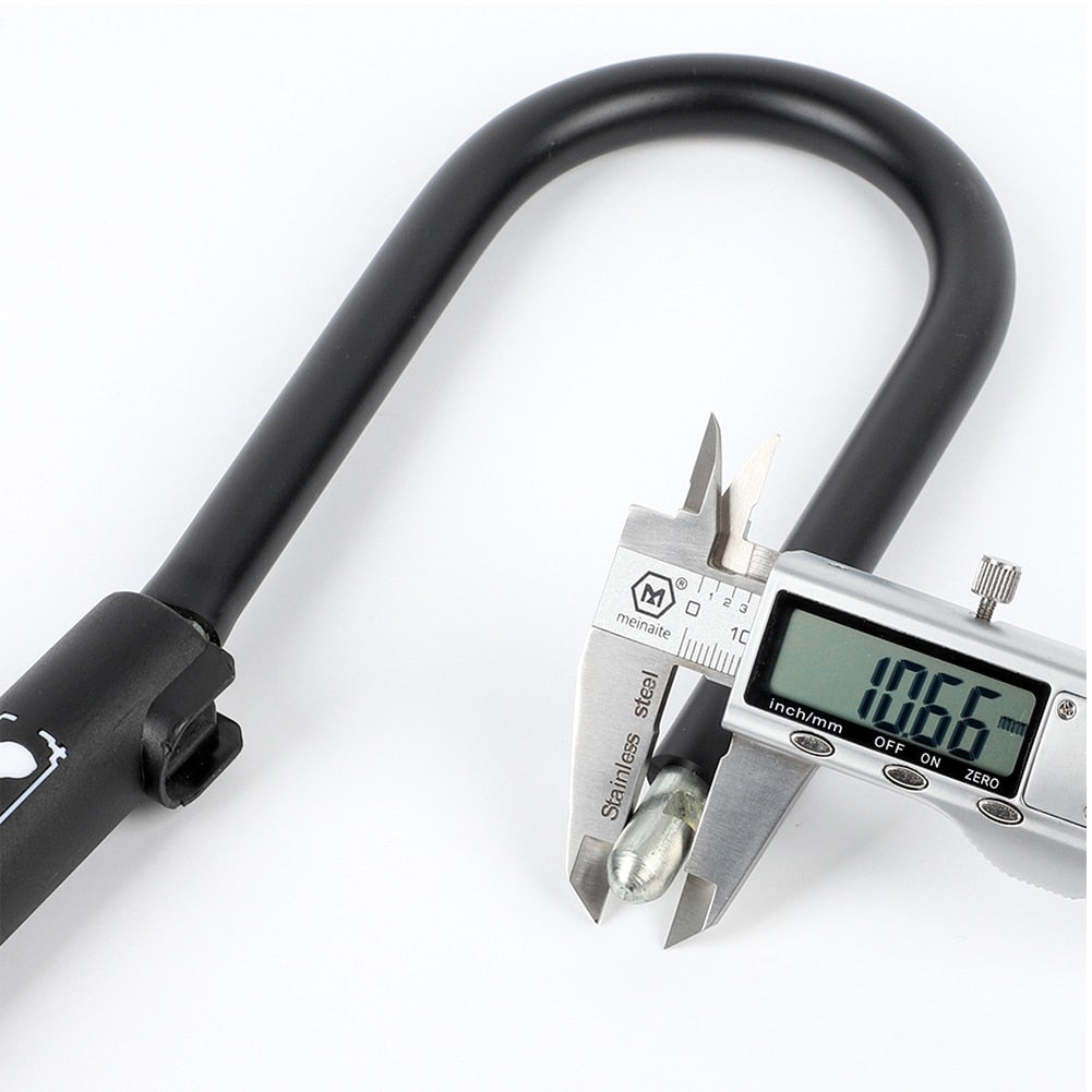 Universal Anti-Theft Bike Bicycle Lock MTB Road Bike Wheel Lock 2 Keys Portable Electric Vehicle U-shape Bike Lock