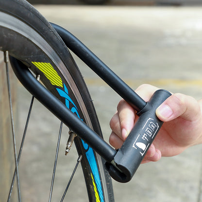 Universal Anti-Theft Bike Bicycle Lock MTB Road Bike Wheel Lock 2 Keys Portable Electric Vehicle U-shape Bike Lock