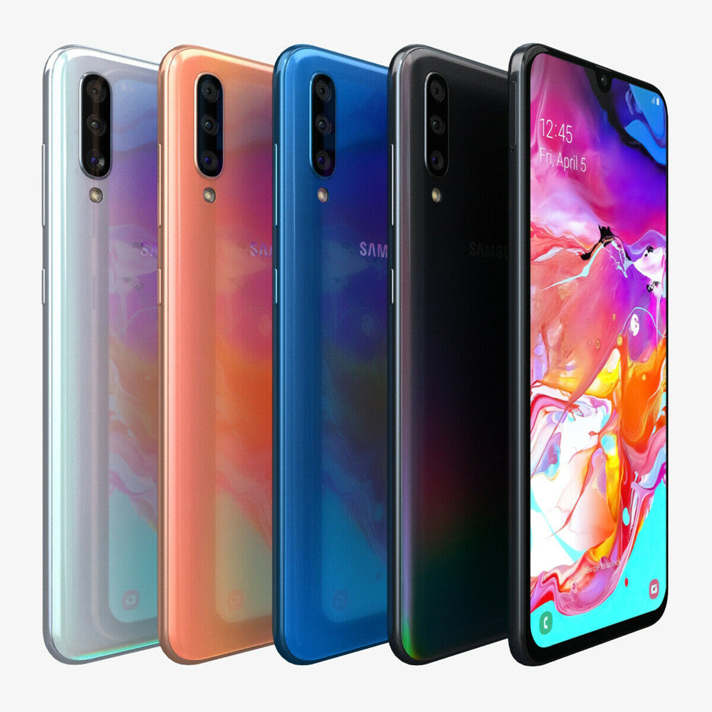Unlocked Samsung Galaxy A70 A7050【98% New】Dual Sim Mobile Phone 6GB / 8GB RAM 128GB ROM 6.7"Octa Core Snapdragon 675 NFC