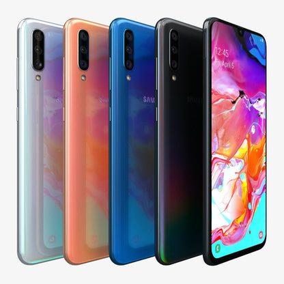 Unlocked Samsung Galaxy A70 A7050【98% New】Dual Sim Mobile Phone 6GB / 8GB RAM 128GB ROM 6.7"Octa Core Snapdragon 675 NFC