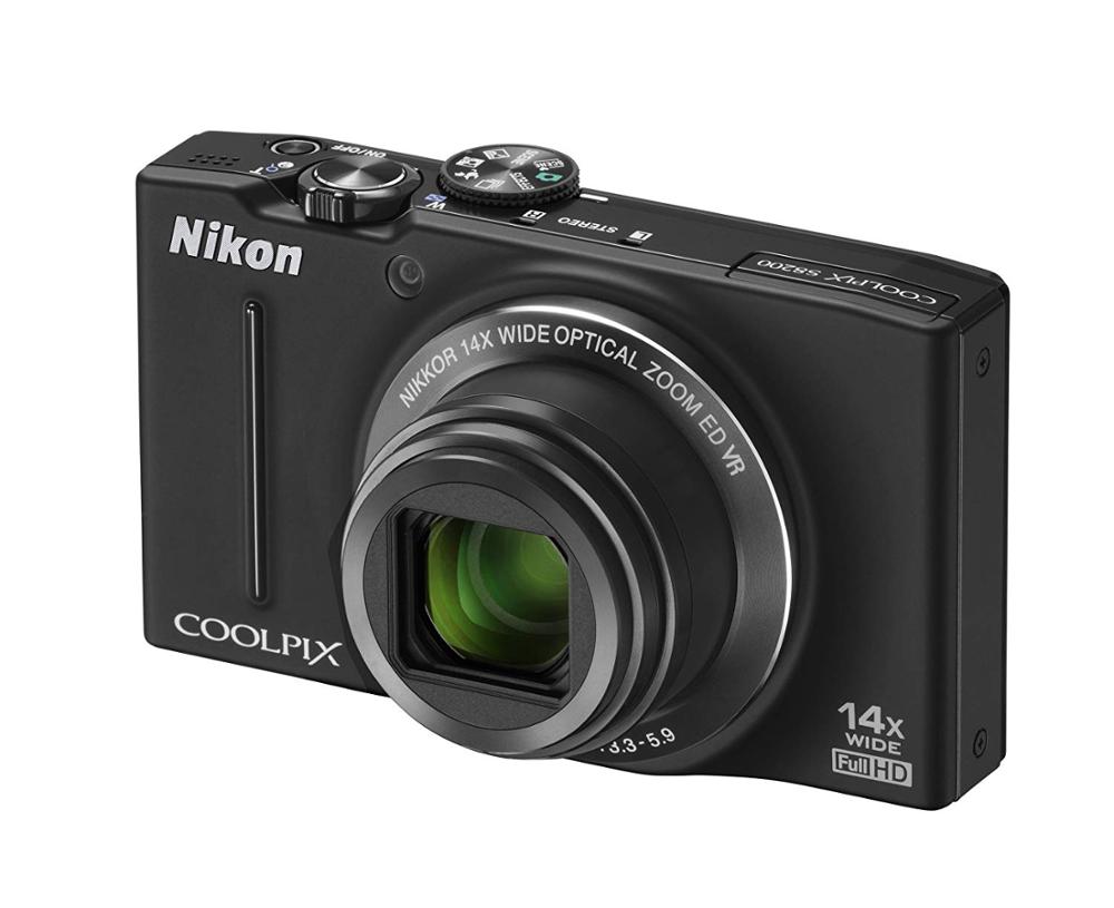 Used,Nikon COOLPIX S8200 16.1 MP CMOS Digital Camera with 14x Optical Zoom NIKKOR ED Glass Lens and Full HD 1080p Video