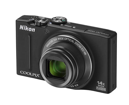 Used,Nikon COOLPIX S8200 16.1 MP CMOS Digital Camera with 14x Optical Zoom NIKKOR ED Glass Lens and Full HD 1080p Video