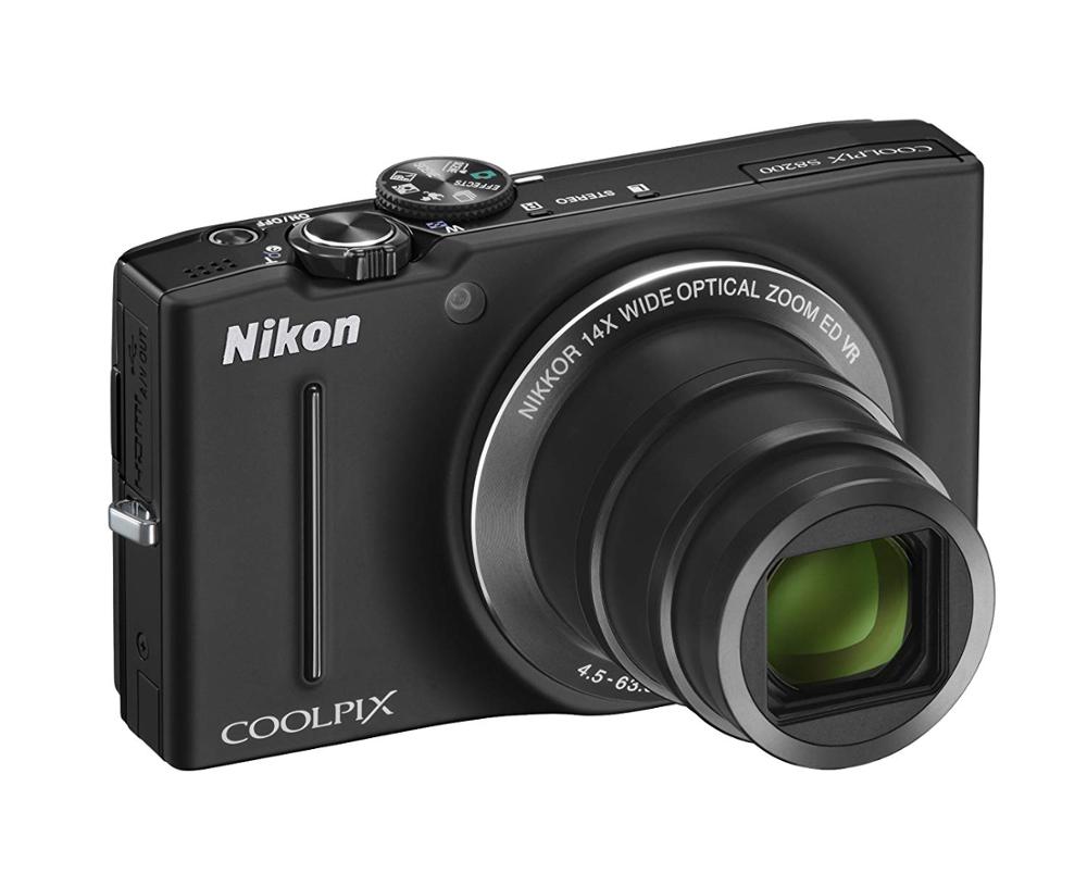 Used,Nikon COOLPIX S8200 16.1 MP CMOS Digital Camera with 14x Optical Zoom NIKKOR ED Glass Lens and Full HD 1080p Video