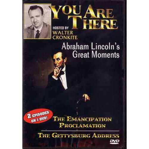 You Are There - Abraham Lincoln's Greatest Moments DVD Walter Cronkite