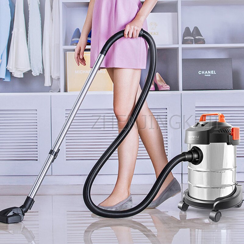 Vacuum Cleaner Vertical Manual Washing Strong High Power Barrel Commercial Wet And Dry Dual-use Pet Mite Removal 1200W Home Office