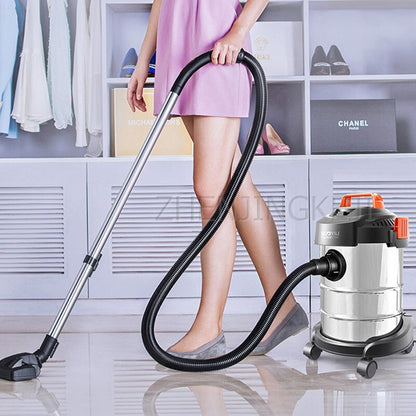 Vacuum Cleaner Vertical Manual Washing Strong High Power Barrel Commercial Wet And Dry Dual-use Pet Mite Removal 1200W Home Office