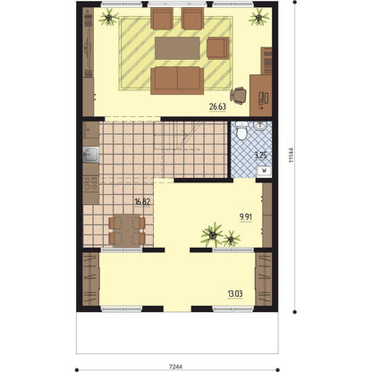 Prefabricated Home: Valdek 44