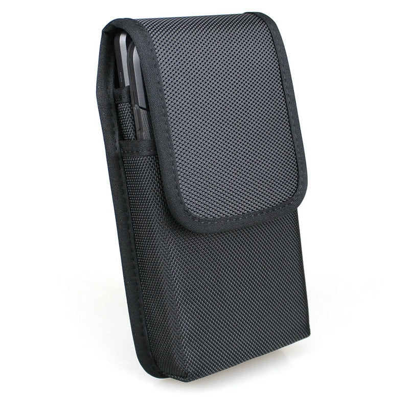 Vertical Double cell phone Waist Pack with Belt Loops For iPhone Xs Max /Samsung Note 9 /Huawei Nylon Holster Dual Phone Pouch