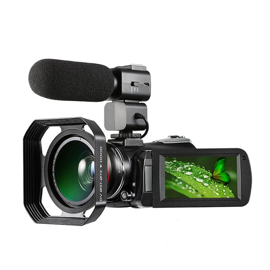 Video Camera Camcorder 4k Ultra HD Vlog Camera for YouTube Ordro AC3 30X Digital Zoom IR Night Vision WiFi Camera de Video