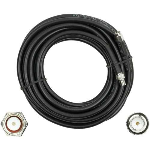 Wilson Electronics 955815 RG58U SMA-Male to SMA-Female Low-Loss Foam Coaxial Extension Cable (15ft)