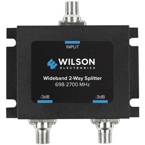 Wilson Electronics 850034 Wideband 2-Way Splitter with F-Female Connector