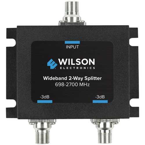 Wilson Electronics 850034 Wideband 2-Way Splitter with F-Female Connector