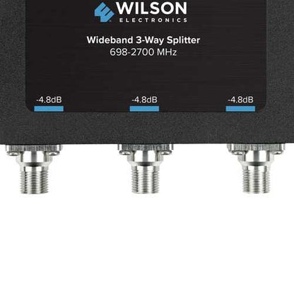 Wilson Electronics 850035 Wideband 3-Way Splitter with F-Female Connector