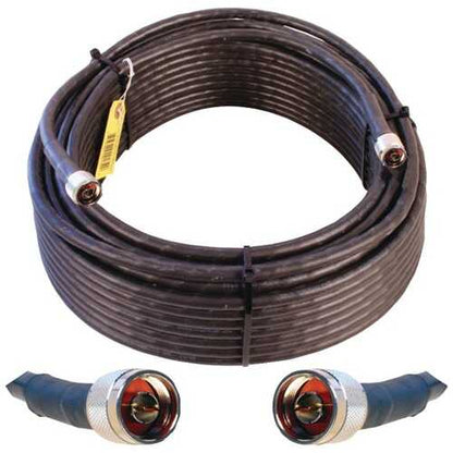 Wilson Electronics 952300 Wilson-400 N-Male to N-Male Coaxial Cable, 100ft (Black)