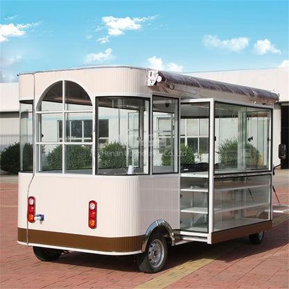 Waffle House Electric Food Truck Pizza Taco Halal Kitchen Hot Dog Cart with Grill
