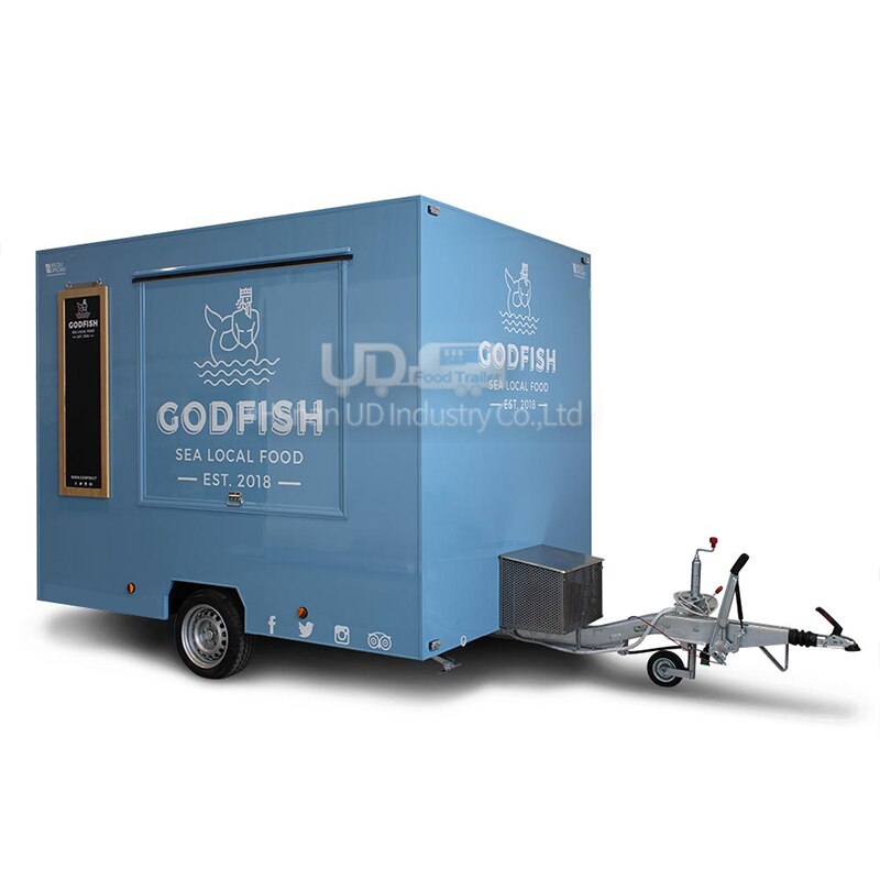 Waffle House Cart Taco Ice Cream Food Trailer Mobile Breakfast Food Truck