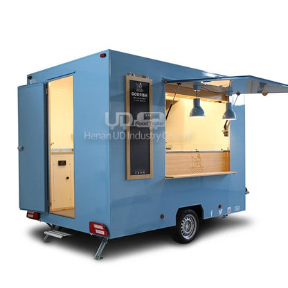Waffle House Cart Taco Ice Cream Food Trailer Mobile Breakfast Food Truck