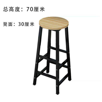 Wall Bar Table Milk Tea Shop High Foot Table Chair Household Simple Modern Small Bar Long Table Long Table Business
