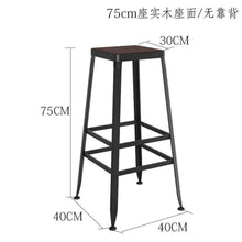 Load image into Gallery viewer, Wall Bar Table Milk Tea Shop High Foot Table Chair Household Simple Modern Small Bar Long Table Long Table Business
