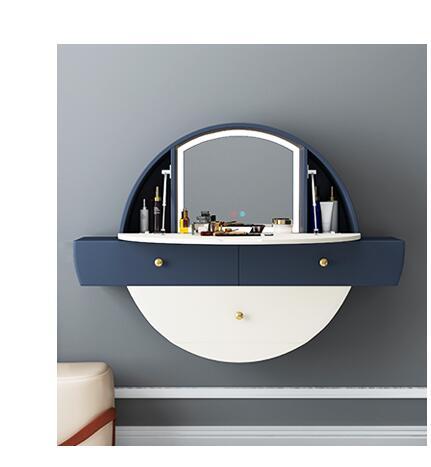 Wall-hung dressing table ultra-thin Nordic small apartment online celebrity modern minimalist bedroom hanging makeup table stora