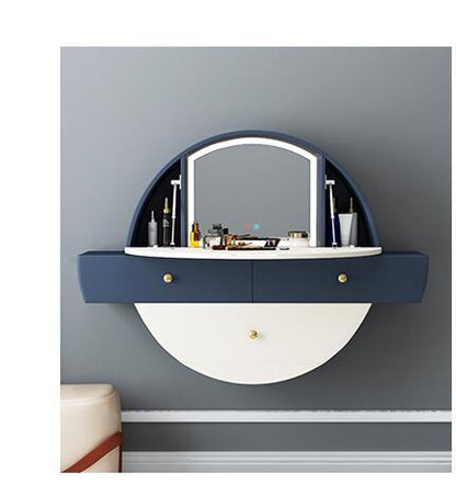 Wall-hung dressing table ultra-thin Nordic small apartment online celebrity modern minimalist bedroom hanging makeup table stora