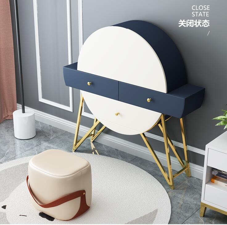 Wall-hung dressing table ultra-thin Nordic small apartment online celebrity modern minimalist bedroom hanging makeup table stora
