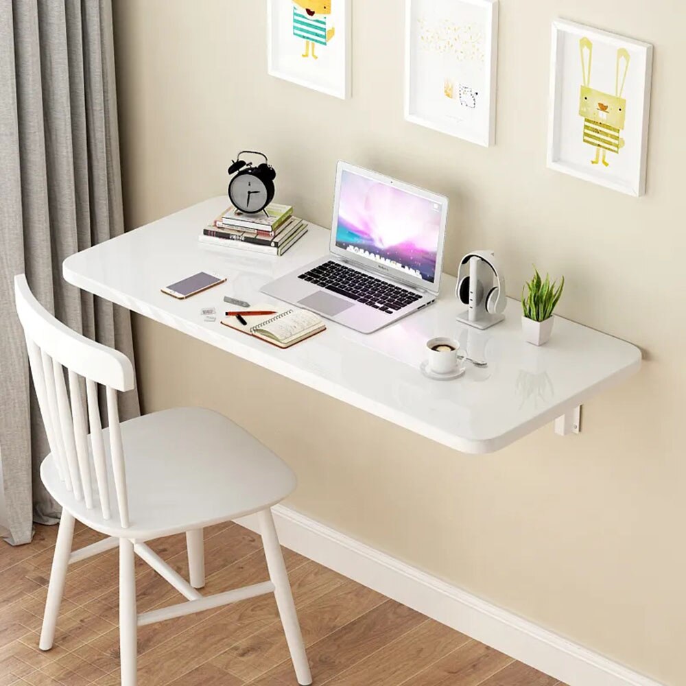 Wall-mounted Folding Dining Table Household Kitchen Simple Eating Wall Multifunctional Rectangular Board Desktop Organizer